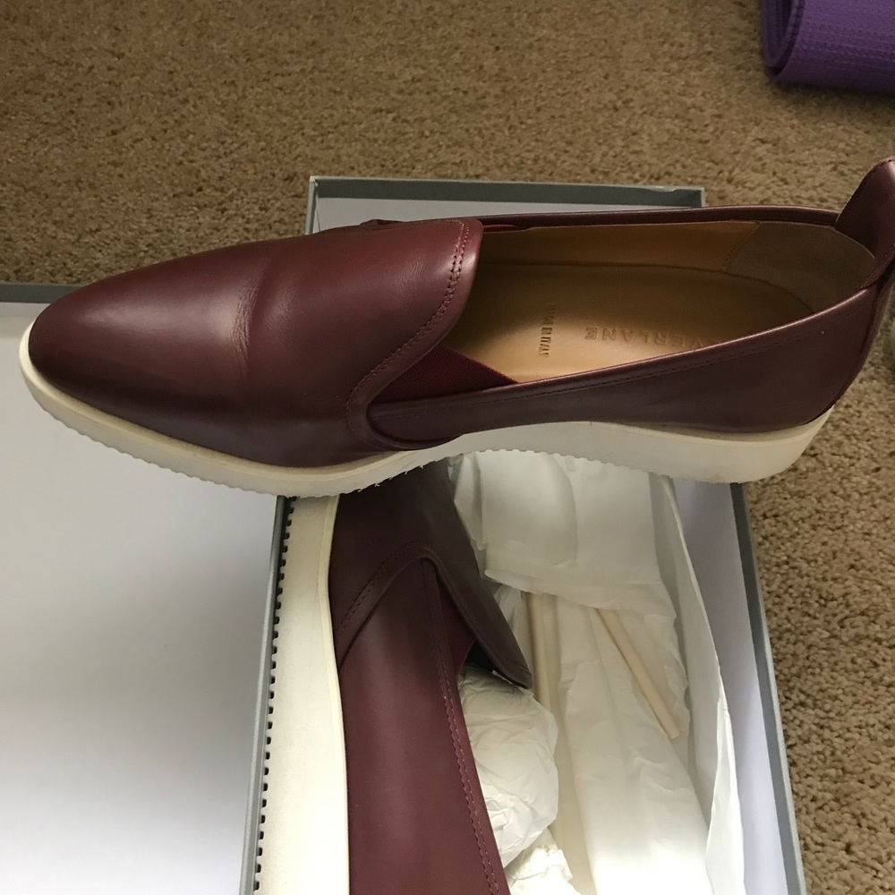 Everlane Street Shoe Sz 9 oxblood burgundy
